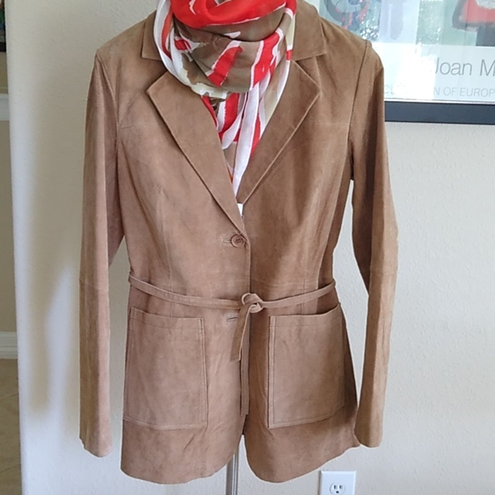 Jodhpur suede blazer